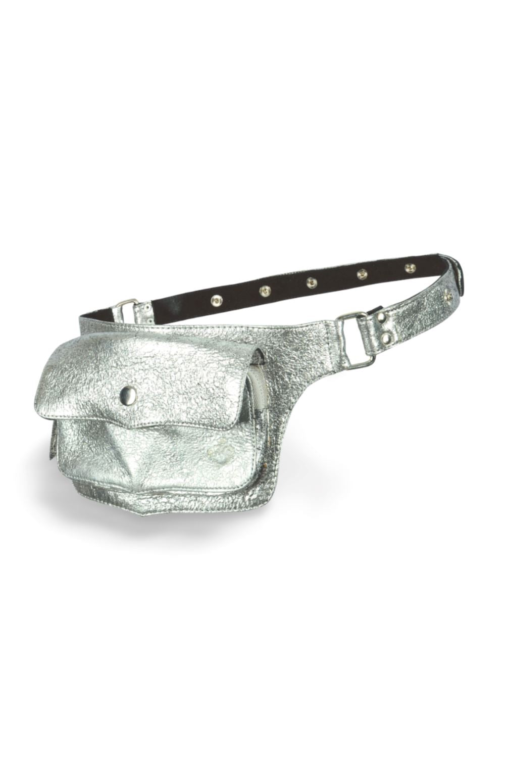 Sea Dragon Studio leather gender-neutral festival belt — festival and rave wear, worn at festival.