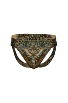 Sea Dragon Studio holographic mens festival shorts — Burning Man and festival and rave wear, worn at festival.