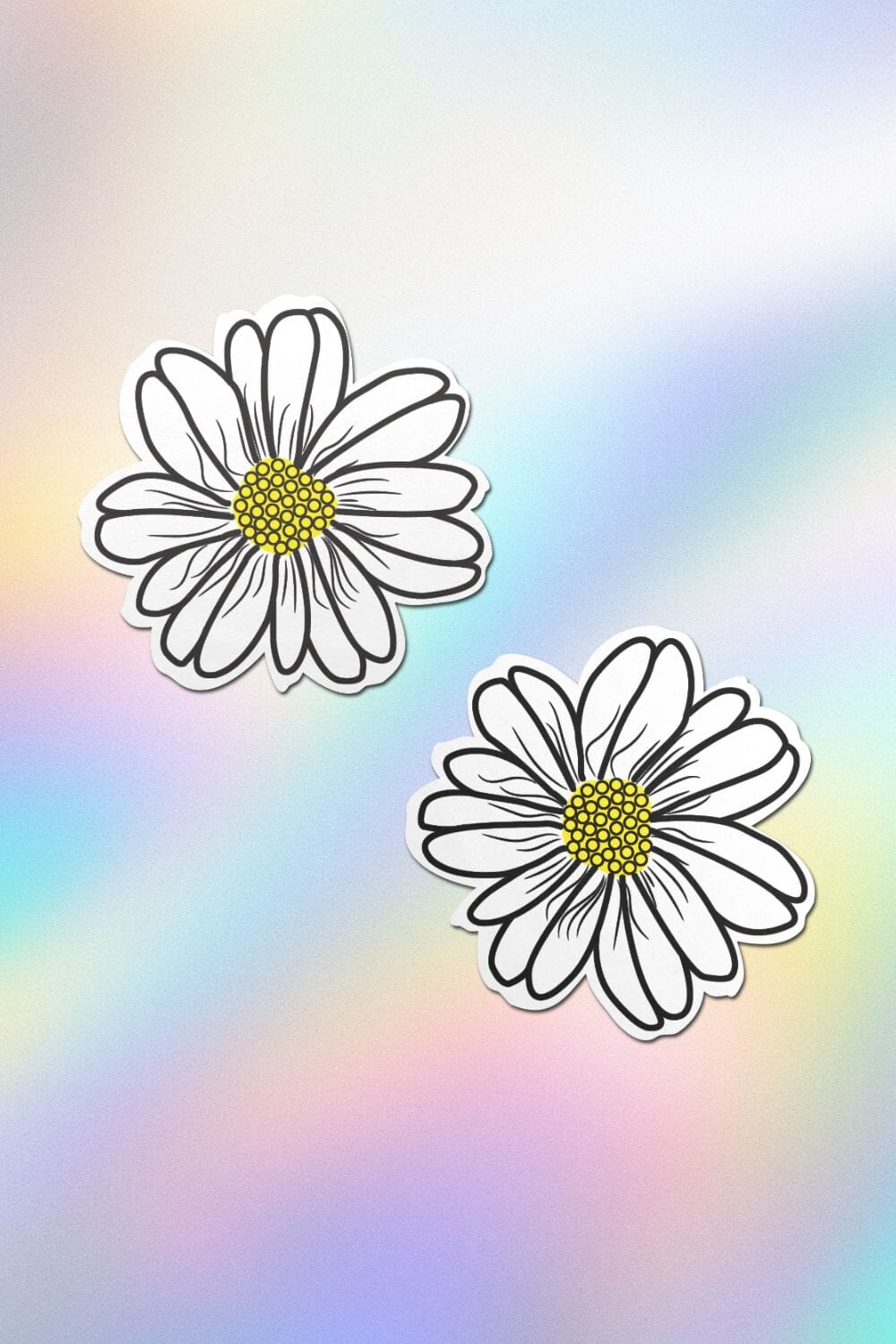 Sea Dragon Studio Flower Power Wildflower Nipple Pasties by womens festival pasties — Burning Man and rave wear, worn at festival.