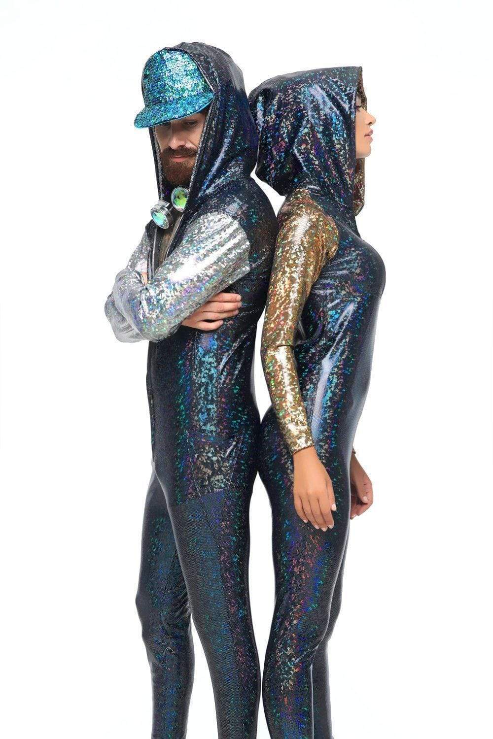 Holographic Jumpsuit - Women's Jumpsuits From Sea Dragon Studio Festival & Rave Outfits Collection