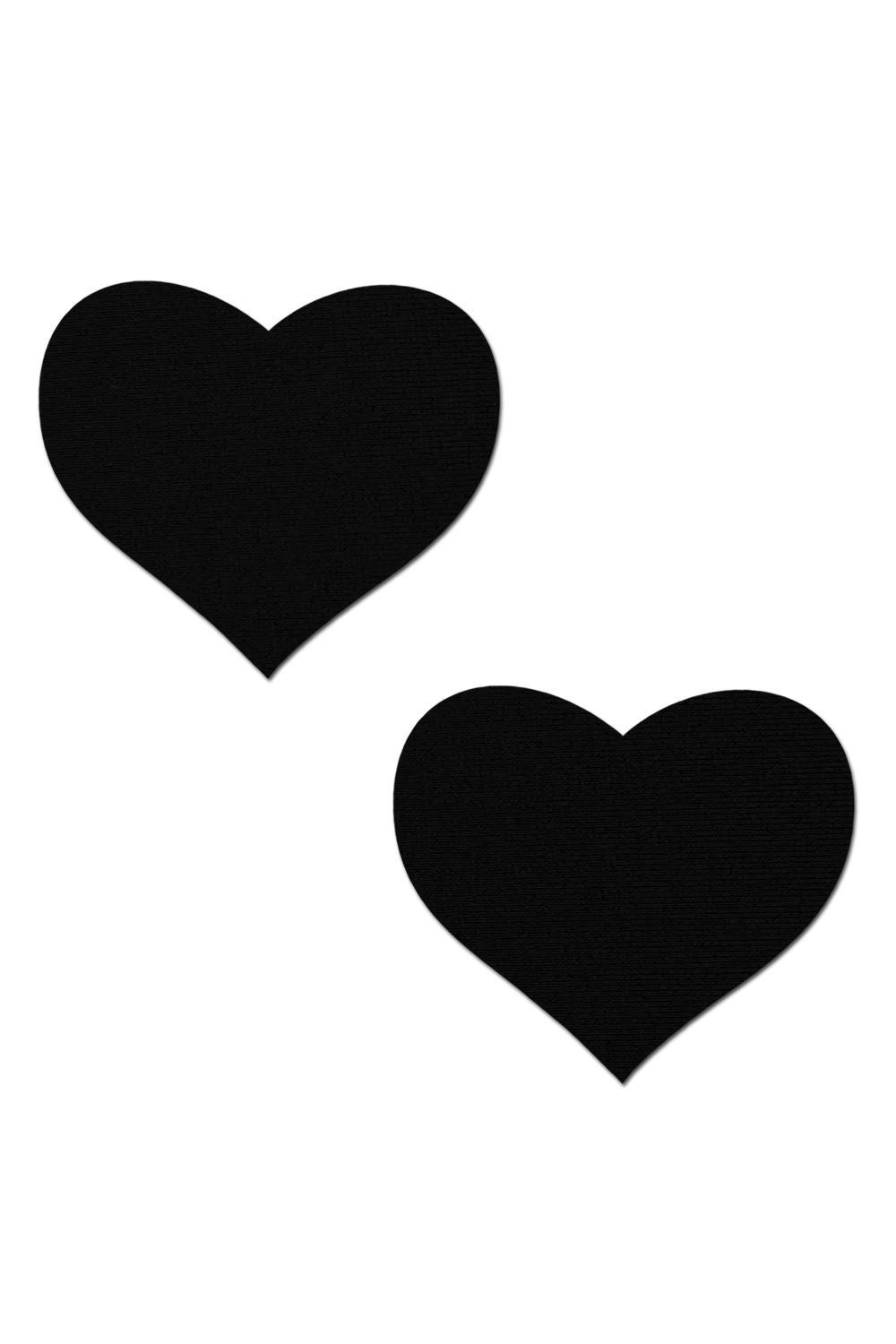 Sea Dragon Studio Classic Black Heart Nipple Pasties womens festival pasties — festival and rave wear, worn at festival.