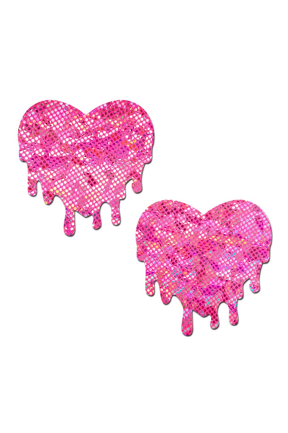 Sea Dragon Studio holographic womens festival pasties — festival and rave wear, worn at festival.